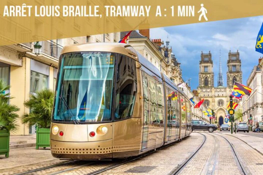T2 Gare + Parking Apartman Orléans Kültér fotó